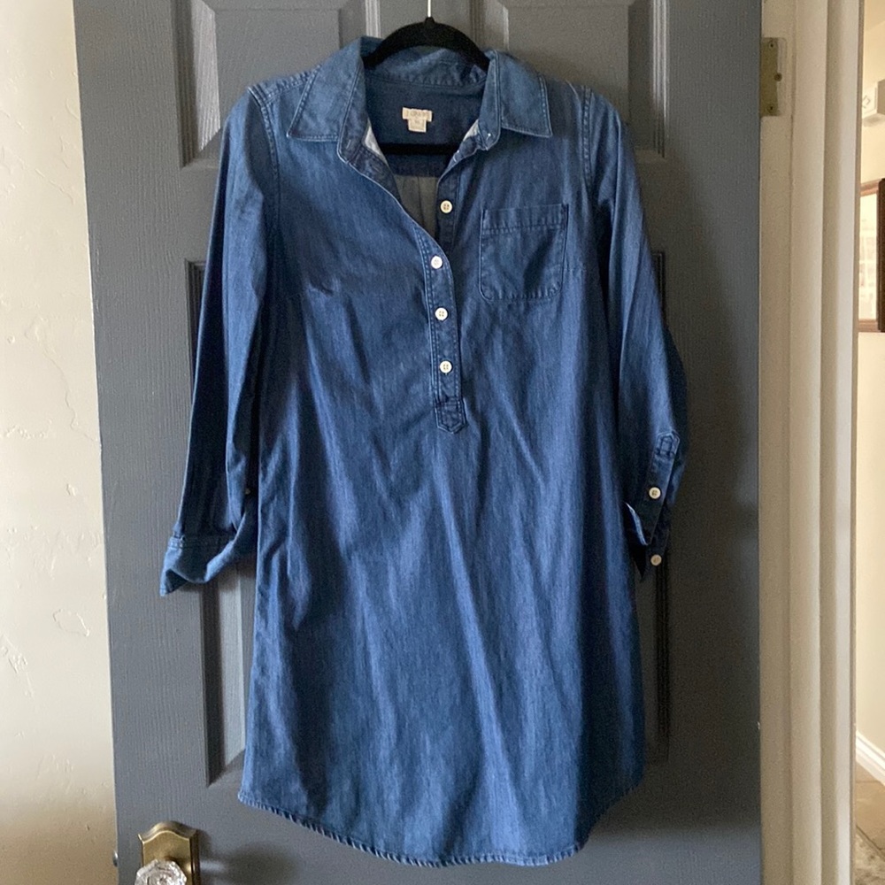 {{JCrew denim dress}}